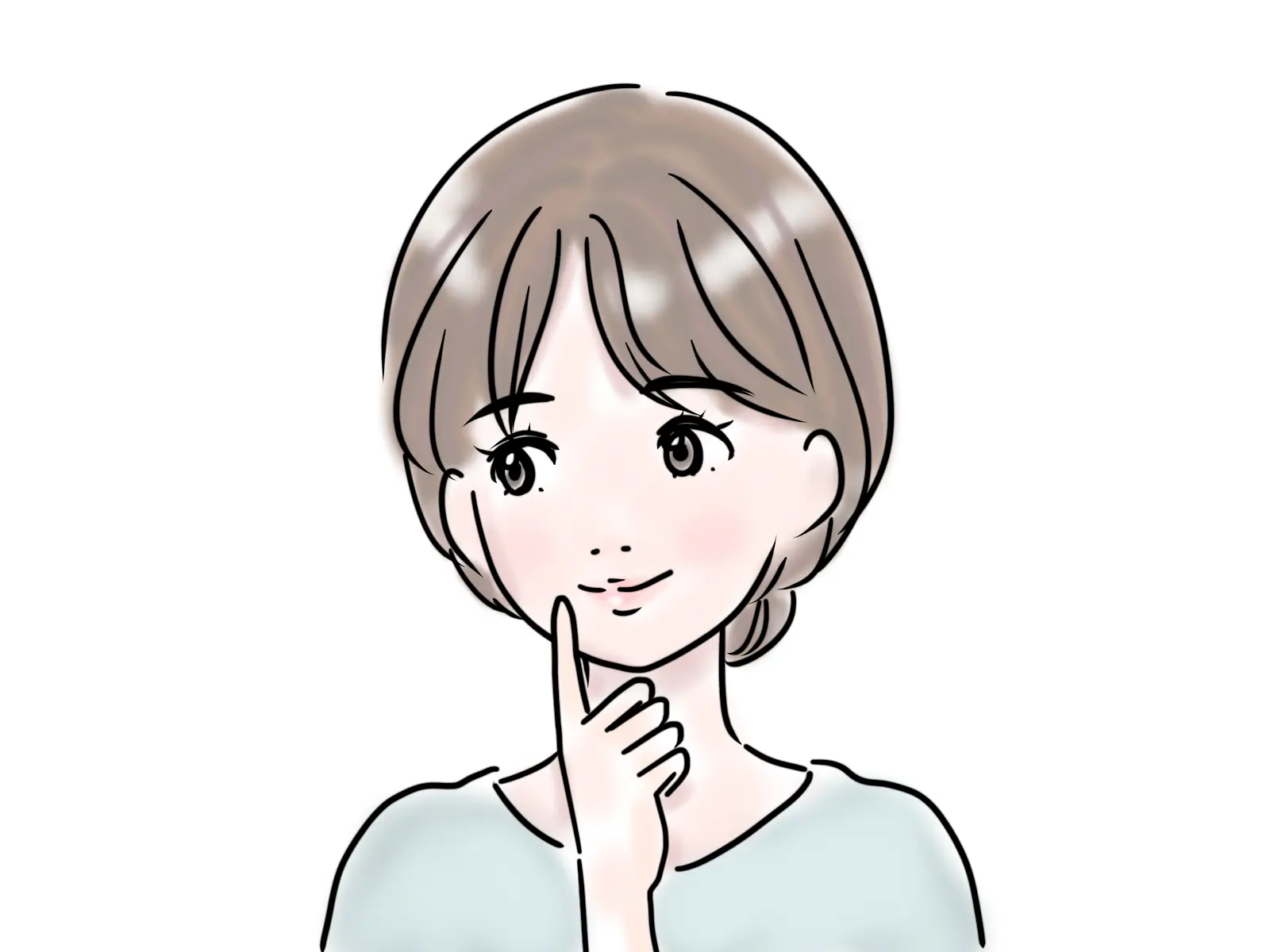 喜ぶ女性