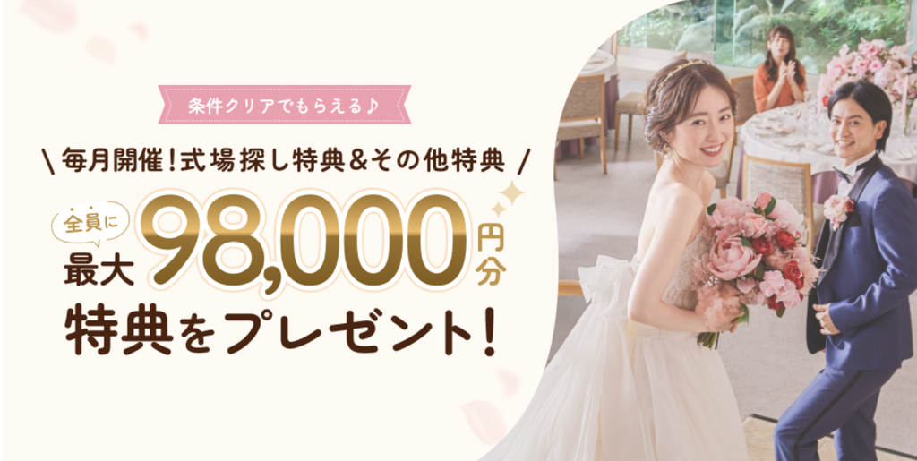 ルクリアモーレはハナユメにある?結婚式をお得に挙げる方法!