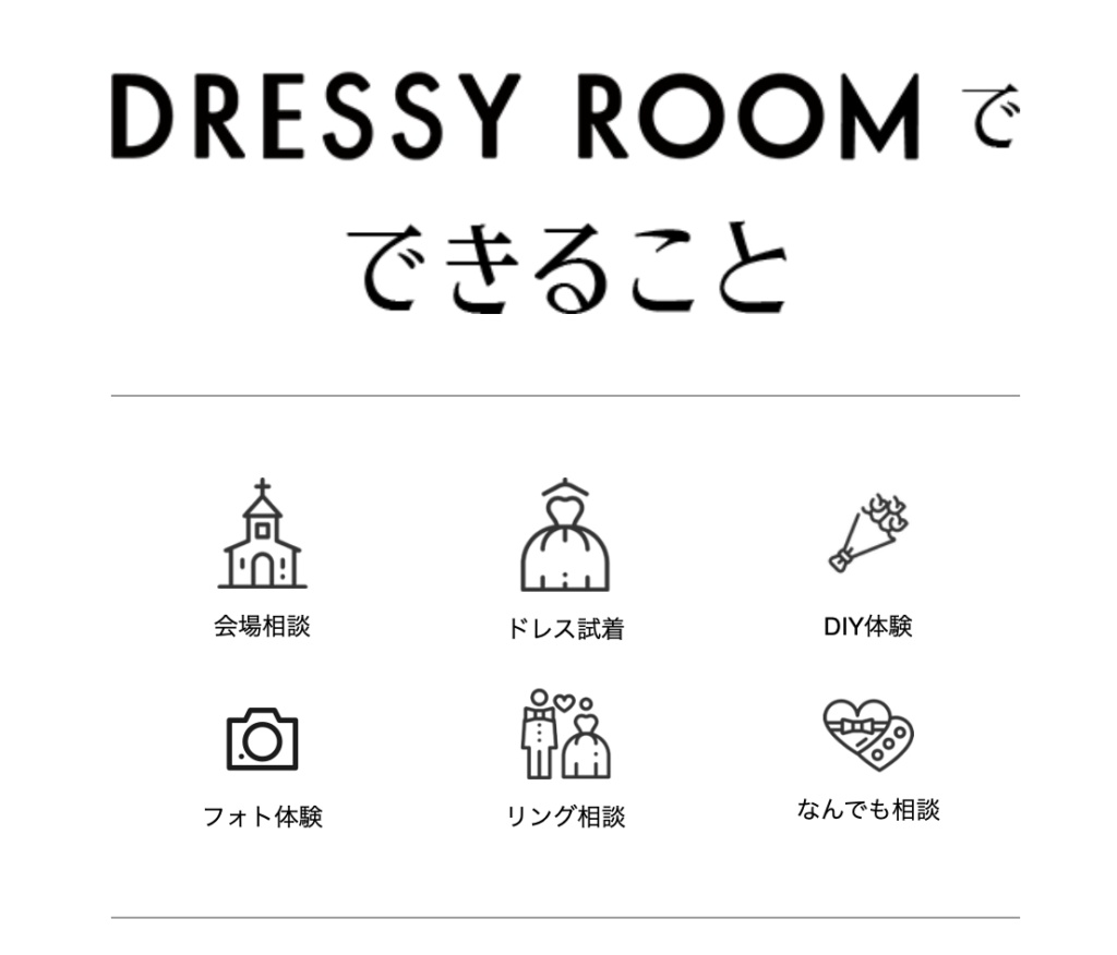 DRESSY ROOMにてフェス同様の体験が可能