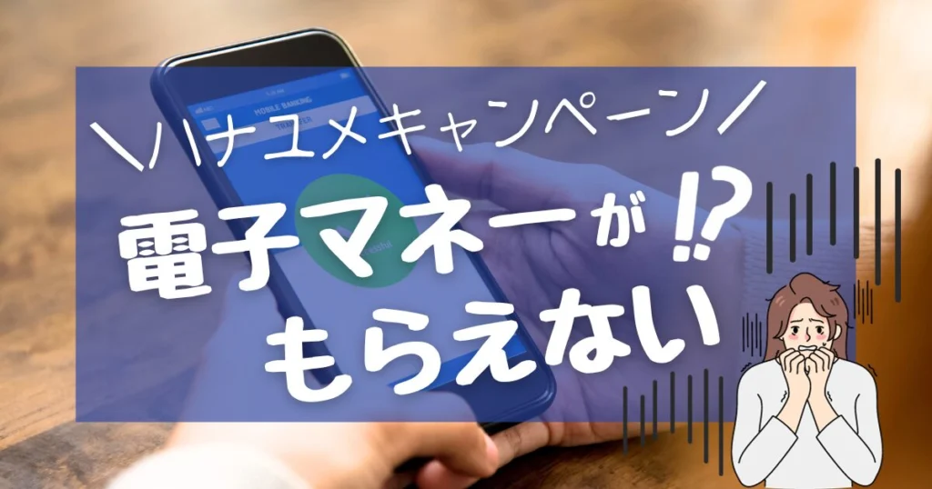 【悲報】ハナユメ式場探しキャンペーンで電子マネーがもらえない? - 決め手.51png