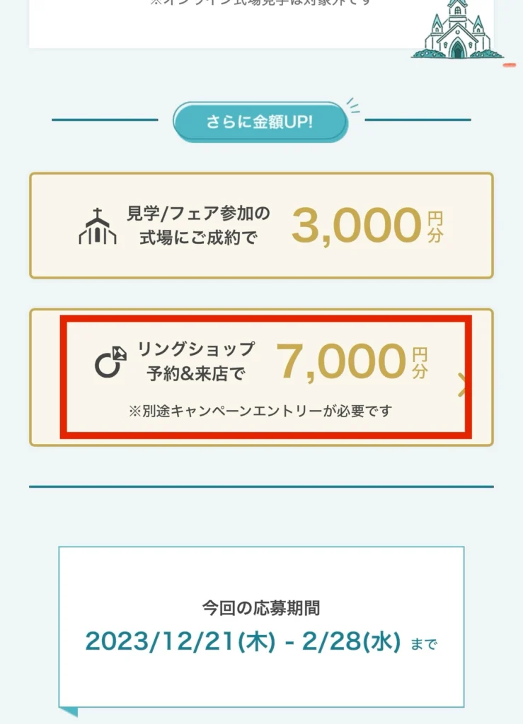 2：対象店舗を予約する