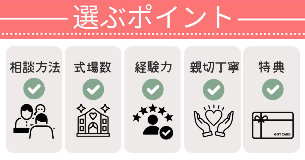 結婚式相談カウンターを選ぶ時のおすすめ【ポイント5つ】