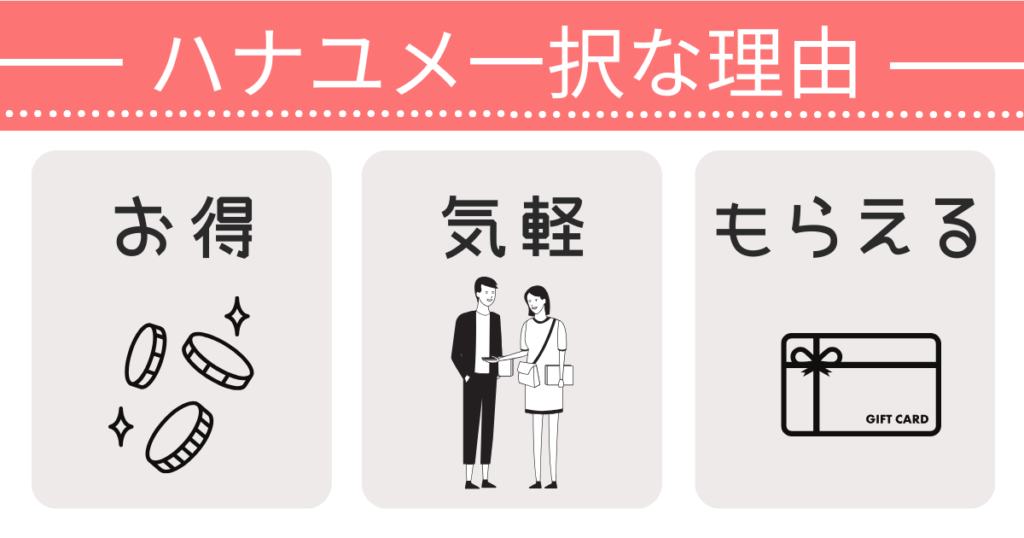 私の一押し相談カウンターは【ハナユメ】一択！