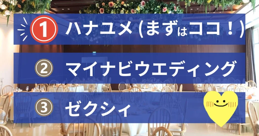 最高の結婚式をするための「結婚式サイト」について