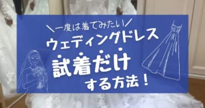 【全国版】ウェディングドレス試着だけしたい！完全無料イベント5選！ - 決め手122
