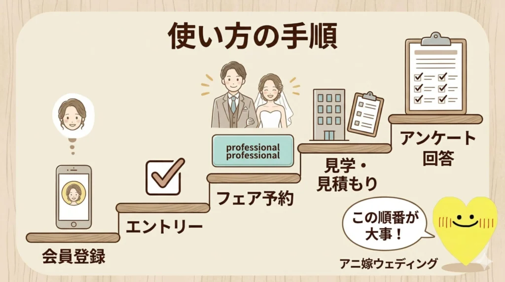 使い方の手順