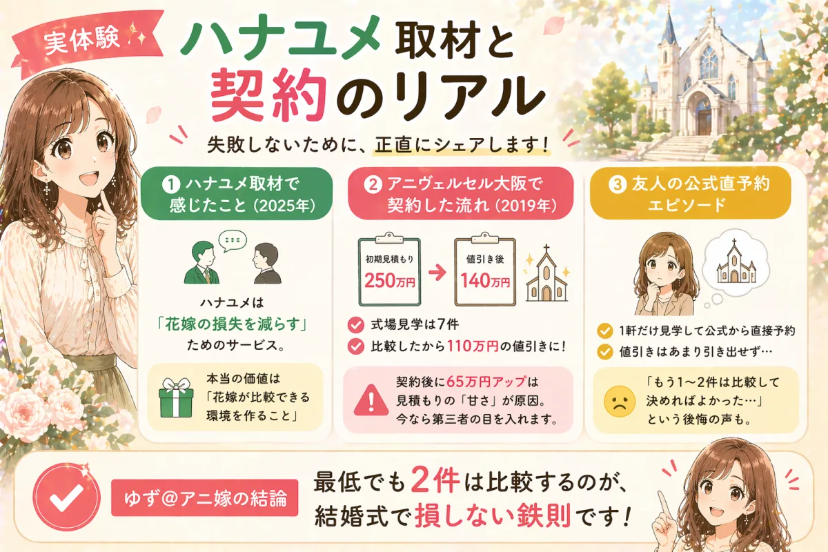 ハナユメ取材と契約裏側の実体験