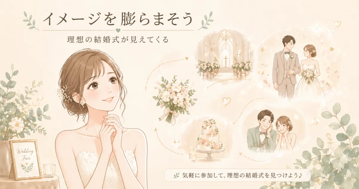 まとめ｜合同ブライダルフェアでイメージを膨らまそう！
