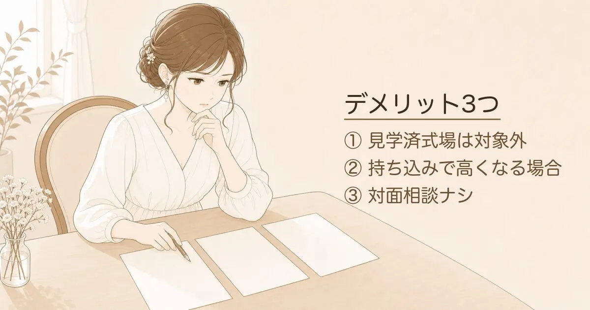 トキハナのデメリット3選を正直にの見出し画像（チェックリストを書く卒花）